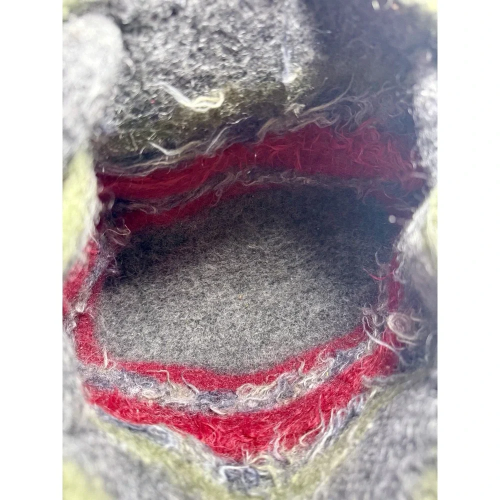 Vintage Mohair Wool Felted‎ Handbag Handcrafted Artisan Made 8
